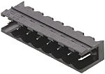 Conector macho para PCB Ángulo de 90° Weidmuller serie OMNIMATE SL de 15 vías, 1 fila, paso 5.08mm, para soldar,
